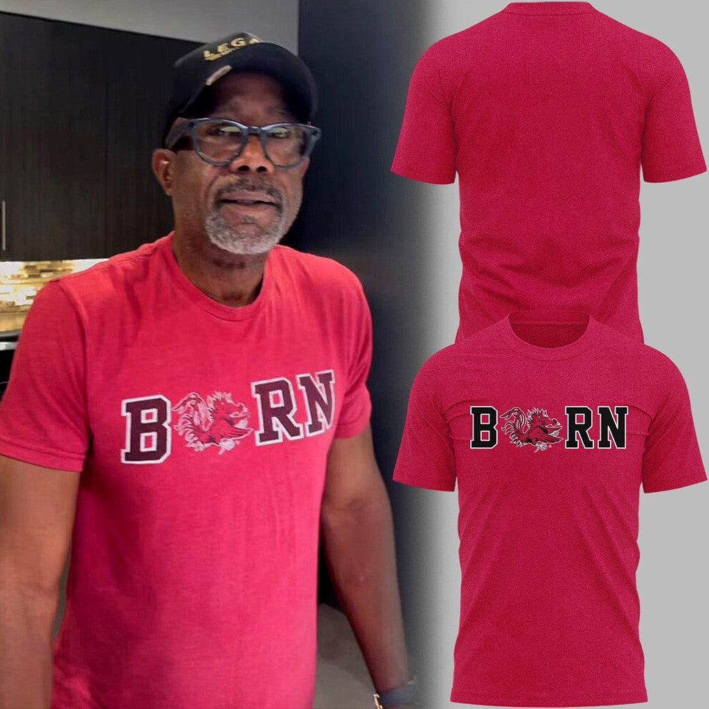 2026 Gamecocks X Darius Rucker Born T-Shirt South Carolina Gamecocks Merch Gift For Dad - Merchluma