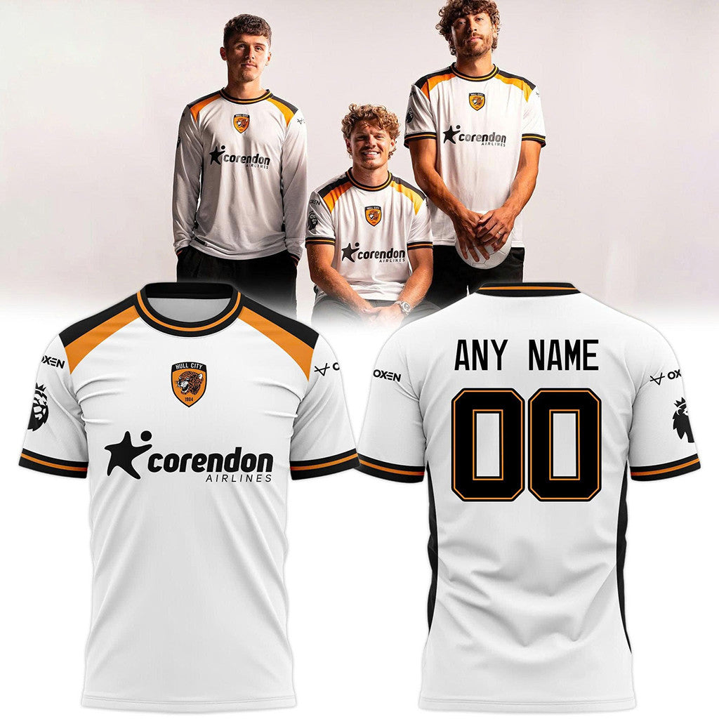 Personalised Hull City 26 27 Away Shirt Hull City AFC Merch Gifts Ideas For Husband - Merchluma