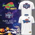 Washington Mystics X Tune Squad Space Jam Night 2026 Shirt Washington Mystics Merch White - Merchluma