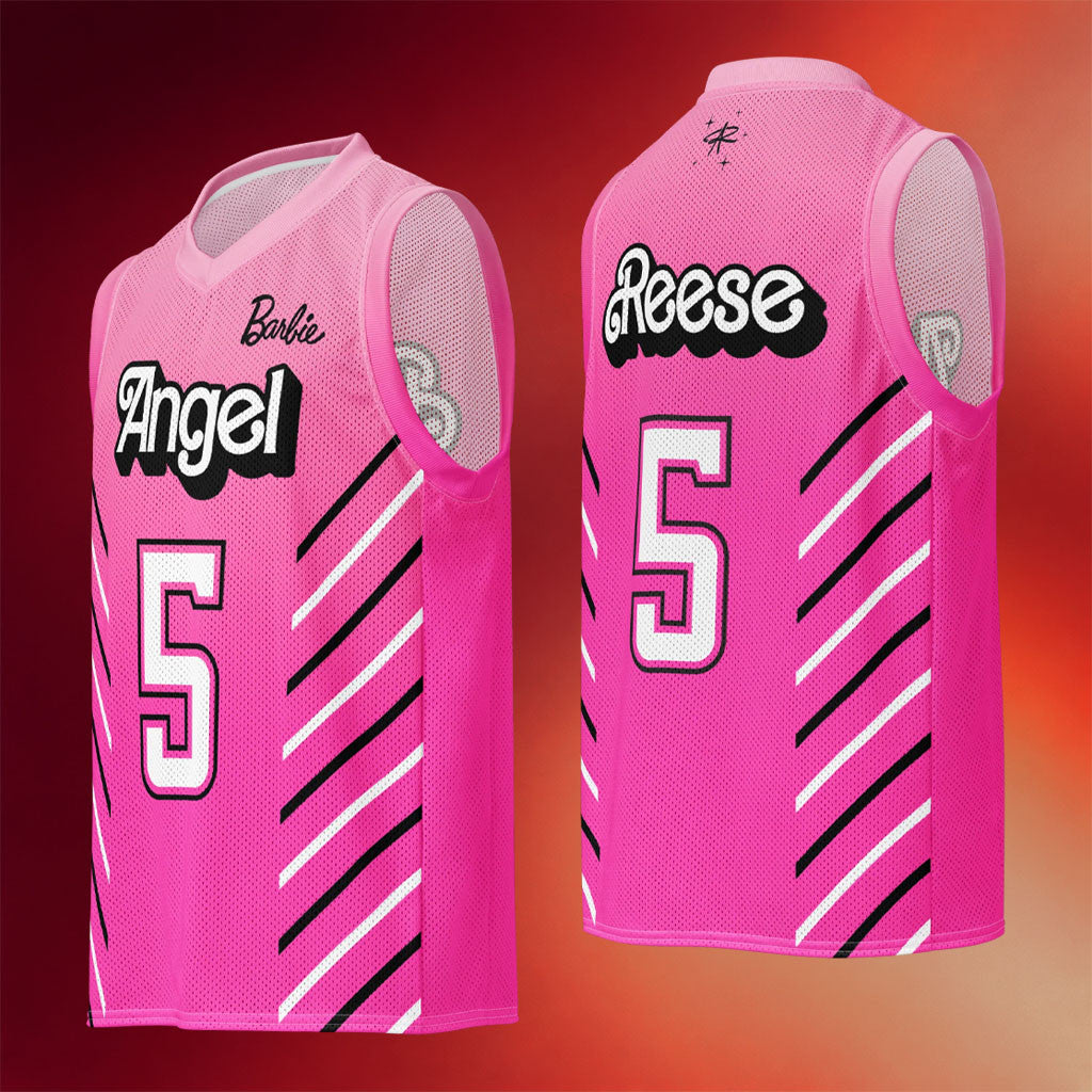 The Angel Reese Merch Angel X Barbie 2026 Barbie Jersey #5 Angel Reese Jersey Fan Apparel - Merchluma
