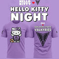 Golden State Valkyries Merch X Hello Kitty T-Shirt 2026 Present For Basketball Lovers - Merchluma