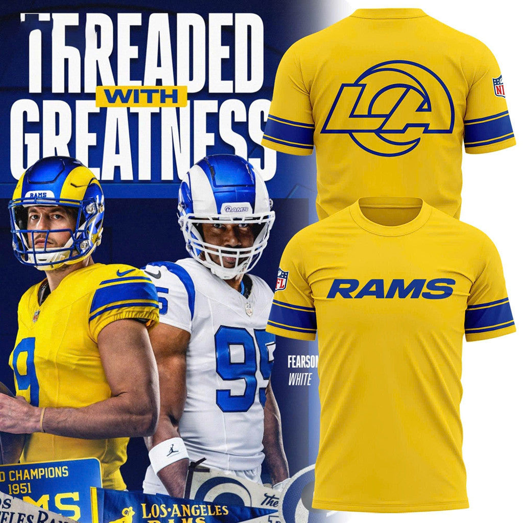 Los Angeles Rams Classic Sol Performance T-Shirt 2026 LA Rams Merch Gift For Football Fans - Merchluma