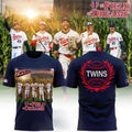 Minnesota Twins 2026 Field of Dreams Game Navy T-Shirt MN Twins Merch Gift For Baseball Lover - Merchluma