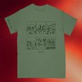 Turnover Merch 2026 Comic Strip T-Shirt Down On Earth Shirt Presents For Rock Music Lovers - Merchluma
