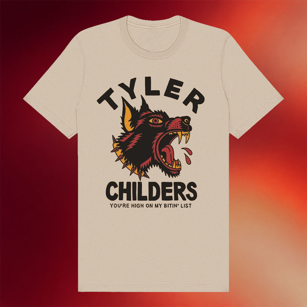 Tyler Childers Merch 2026 Spike Collar Bitin List T-Shirt Gift For Country Fans - Merchluma