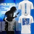 Jack White Live 2026 Tour T-Shirt Jack White Merch Gift For Music Lovers - Merchluma