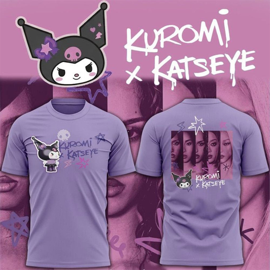 KATSEYE X KUROMI Collab New 2026 Shirt KATSEYE Merch Best Gifts For Music Lovers - Merchluma