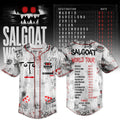 ElGrandeToto Salgoat World Tour 2026 Baseball Jersey ElGrandeToto Merch Present For Rap Fans - Merchluma