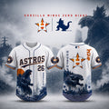 Houston Astros X Godzilla Minus One 2026 Baseball Jersey Houston Astros Merch Fan Gifts - Merchluma