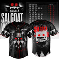 ElGrandeToto Salgoat World Tour 2026 Baseball Jersey ElGrandeToto Merch Gift For Brothers - Merchluma