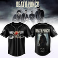 Five Finger Death Punch Hits Me Tour 2026 Signed Baseball Jersey 5FDP World Tour Merch - Merchluma