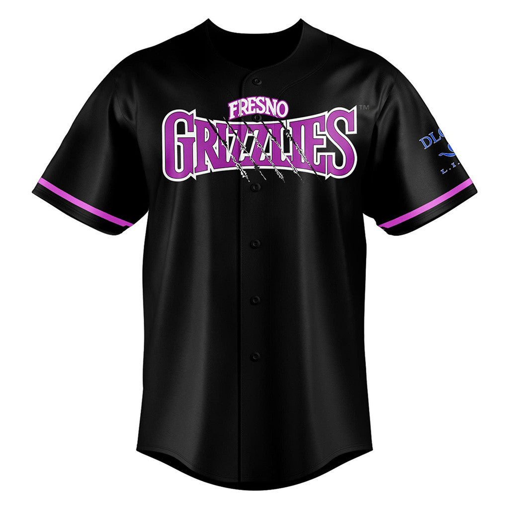 Fresno Grizzlies 25th Anniversary Downtown Baseball Jersey 2026 Fresno Grizzlies Merch Fan Gift - Merchluma