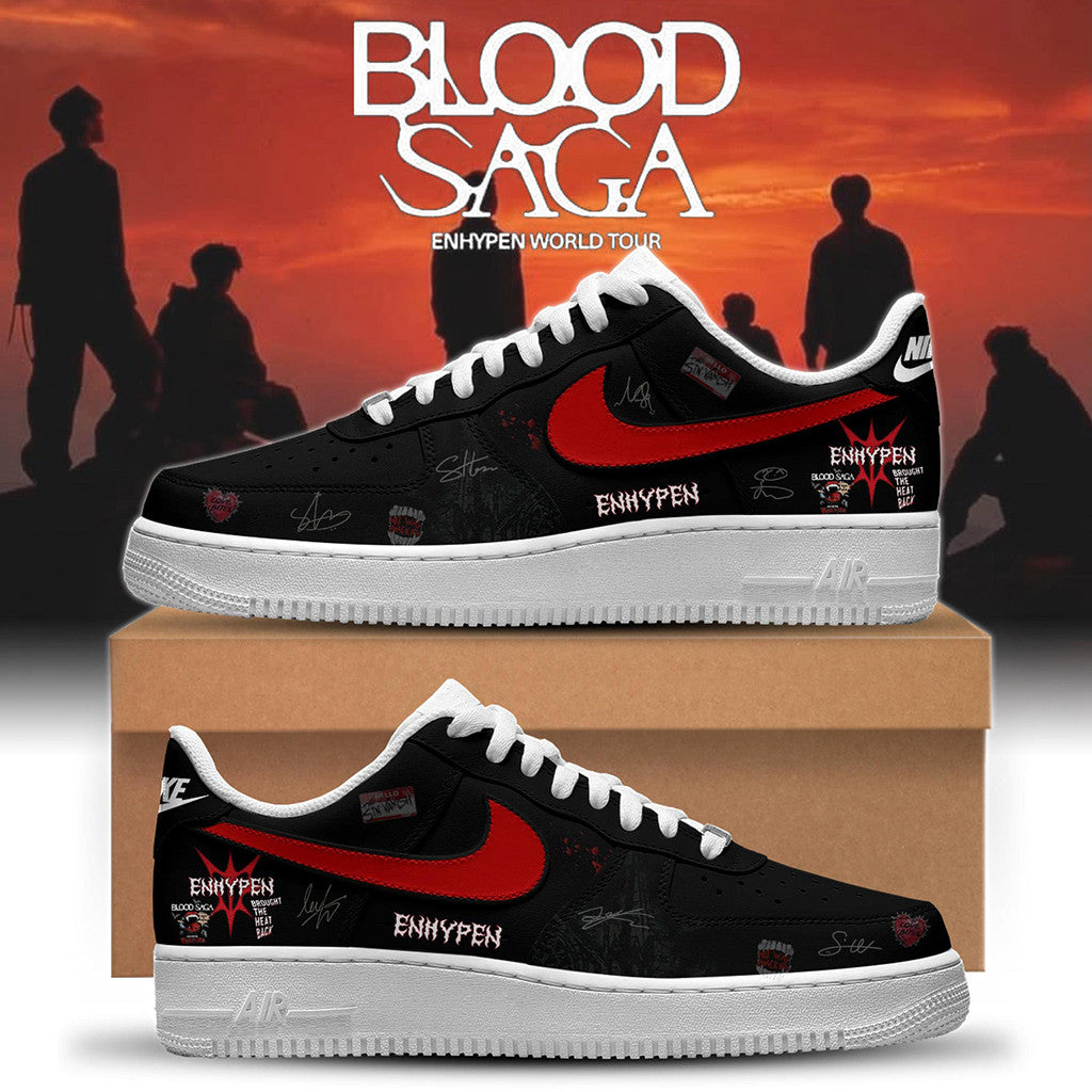 ENHYPEN Merch Blood Saga Tour 2026 Signature Shoes Sneakers Enhypen Tour Merch Kpop Gear - Merchluma