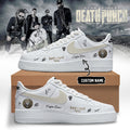 Custom Five Finger Death Punch Merch 5FDP Hits Me Tour 2026 Signed Sneakers Gift For Fans - Merchluma