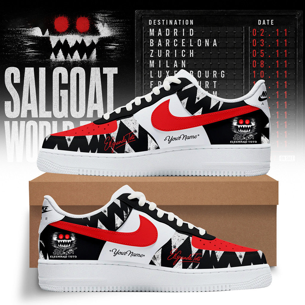 Personalized ElGrandeToto Salgoat World Tour 2026 Shoes Sneakers ElGrandeToto Merch Fan Gifts - Merchluma
