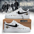 Personalized Five Finger Death Punch Merch 5FDP Hits Me Tour 2026 Signed Sneakers Fan Gear - Merchluma