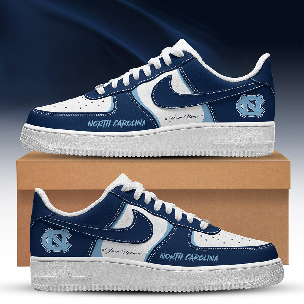 Personalized North Carolina Tar Heels Heritage 2026 Shoes Sneakers Tar Heels Merch Fan Gifts - Merchluma