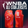 Personalized WNBA All-Star 2026 Red Basketball Jersey Unique Gifts For Baseball Fans - Merchluma