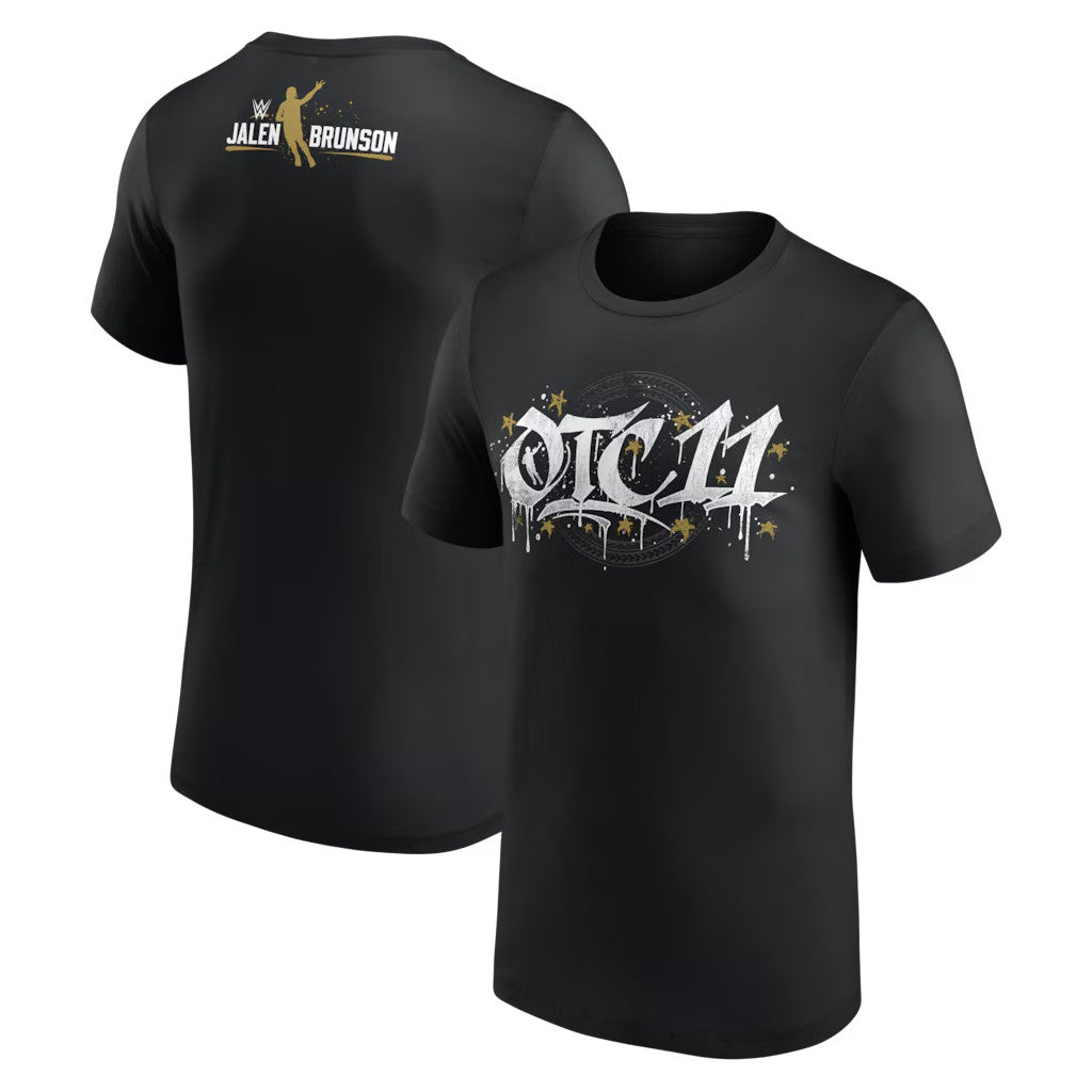 WWE Merch 2026 Roman Reigns X Jalen Brunson OTC T-Shirt OTC11 Merch Black Gift For Men - Merchluma