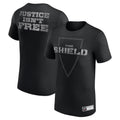 WWE Merch 2026 The Shield Justice Isn't Free Retro T-Shirt Black Birthday Gift For Brothers - Merchluma