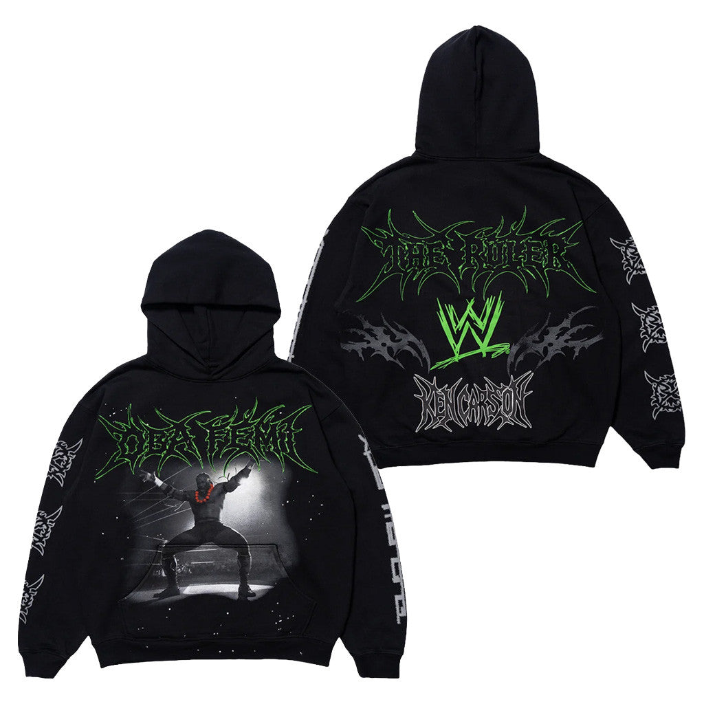 WWE X Ken Carson Merch 2026 Oba Femi Hoodie The Ruler Hoodie Gift For Wrestling Fans - Merchluma