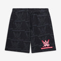 WWE Merch 2026 Black WWE Stamped Shorts Birthday Presents For Boyfriend - Merchluma