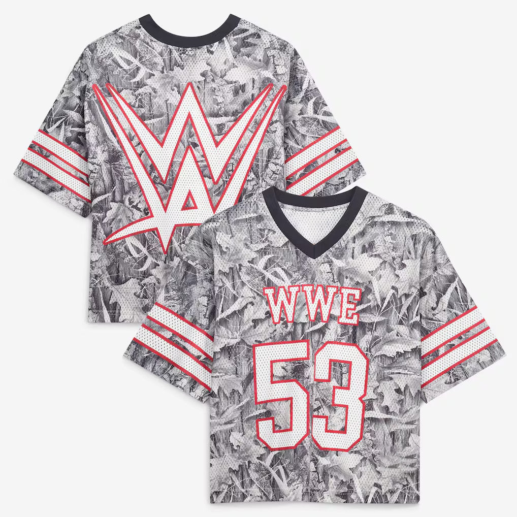 WWE Merch 2026 Camo WWE V-Neck Jersey Birthday Gift Ideas For Brothers - Merchluma
