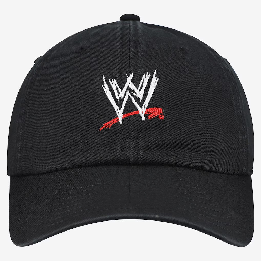 WWE Merch 2026 Black WWE Scratch Logo Core Embroidered Hat Wrestling Fan Gift For Brothers - Merchluma