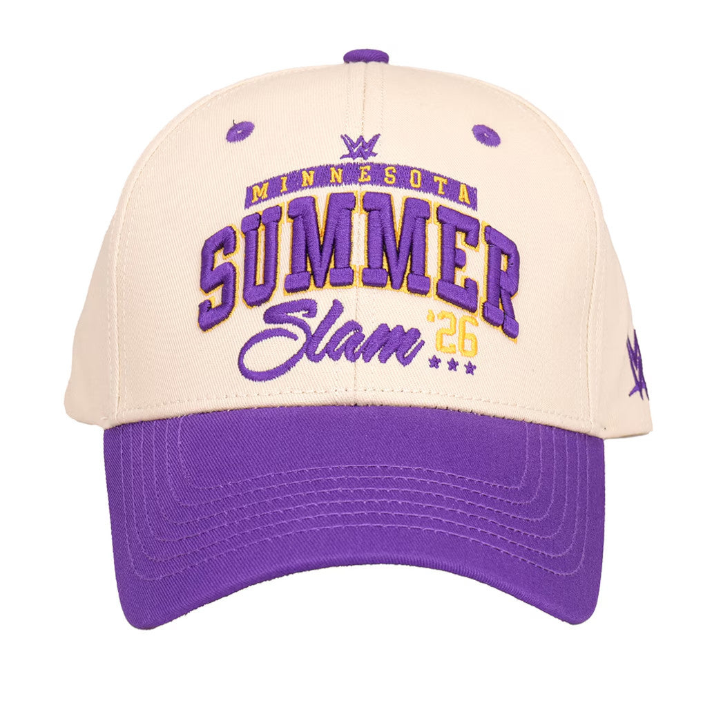 WWE Merch SummerSlam 2026 Two Tone Hat Embroidered Birthday Gift Ideas For Him - Merchluma
