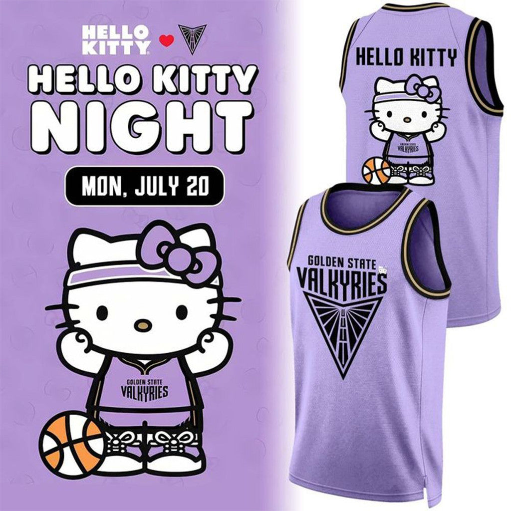 Golden State Valkyries X Hello Kitty Night 2026 Basketball Jersey Valkyries Merch Gift For Fan - Merchluma