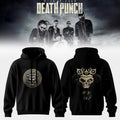 Five Finger Death Punch Hits Me Tour 2026 Signed Hoodie 5FDP Merch Best Gift For Music Lovers - Merchluma