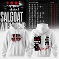 ElGrandeToto Merch 2026 Salgoat World Tour Hoodie White Presents For Hip Hop Lovers - Merchluma