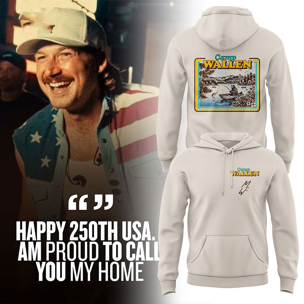 Morgan Wallen Merch Independence Day 2026 Commemorative Collection Hoodie Best Fan Gifts - Merchluma