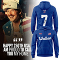 Morgan Wallen Merch Independence Day 2026 Commemorative Hoodie No 7 Hoodie Patriotic Gifts - Merchluma