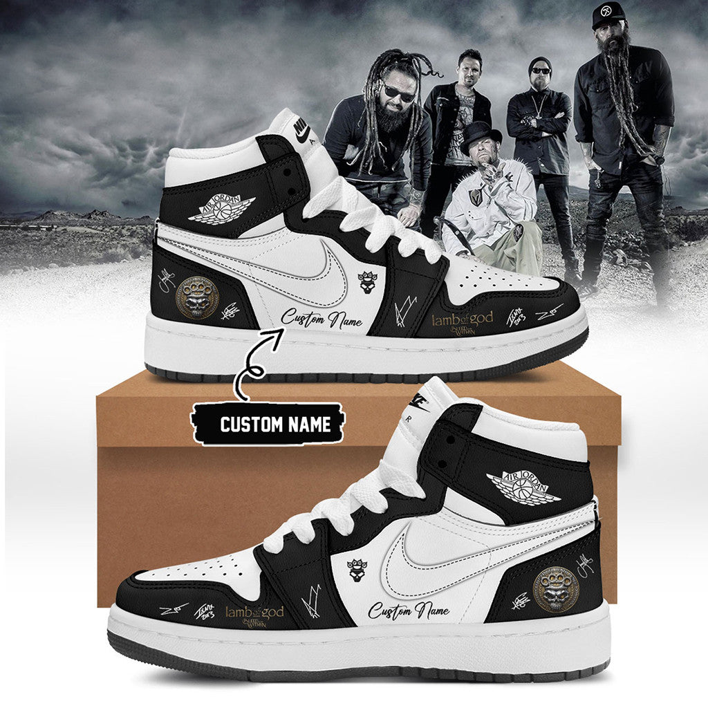 Customized Five Finger Death Punch Hits Me Tour 2026 Signed Sneakers FFDP Merch Present For Fan - Merchluma