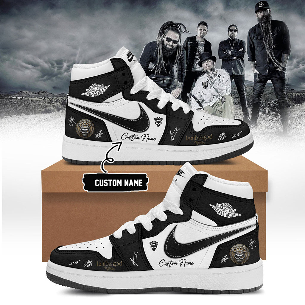 Customized Five Finger Death Punch Merch 5FDP Hits Me Tour 2026 Signature Sneakers Fan Merch - Merchluma