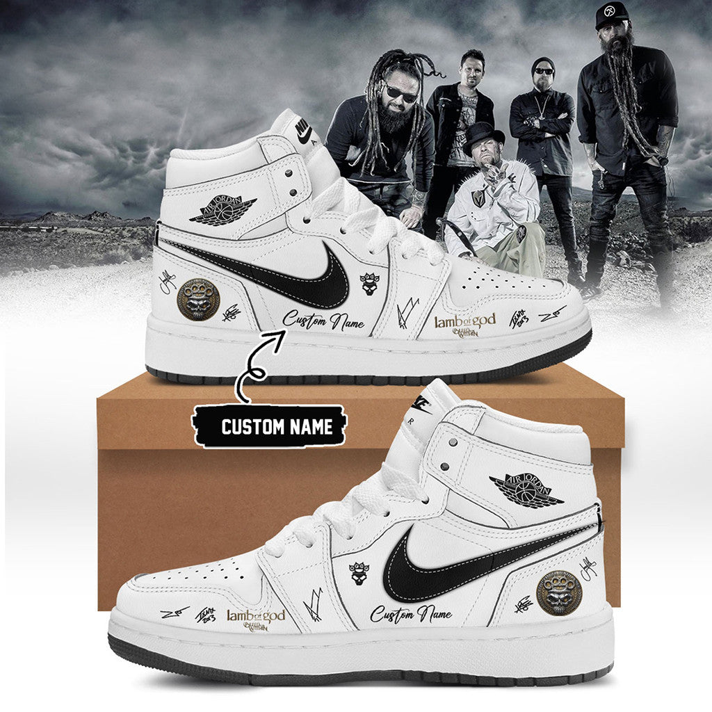 Customized Five Finger Death Punch Merch 5FDP Hits Me Tour 2026 Signed Sneakers Fan Present - Merchluma