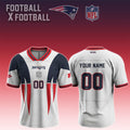 Personalized New England Patriots Football X Football 2026 Jersey NE Patriots Merch Fan Gifts - Merchluma