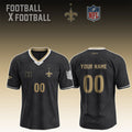 Personalized New Orleans Saints Football X Football 2026 Jersey NO Saints Merch Fan Gifts - Merchluma