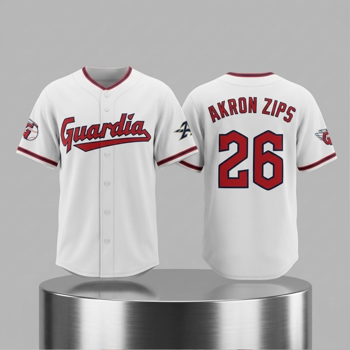 Guardians University Of Akron 2026 Jersey Cleveland Guardians Merch Baseball Fan Gifts - Merchluma