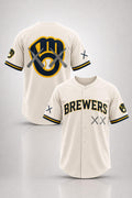 Milwaukee Brewers X Kaws 2026 Baseball Jersey Milwaukee Brewers Merch Baseball Fan Gifts - Merchluma