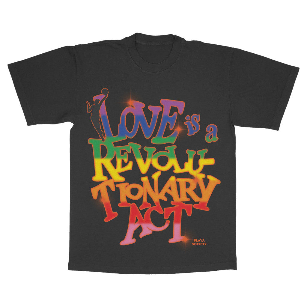 Playa Society Merch 2026 WNBA Pride T-Shirt Love Is A Revolutionary Act Shirt LGBTQ Gifts - Merchluma