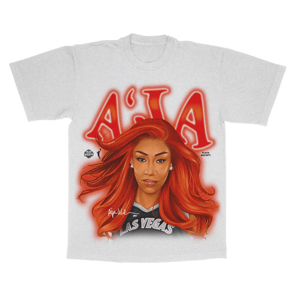 Playa Society Merch 2026 Playa Society A'ja Wilson T-Shirt LV Aces Merch Basketball Fan Gifts - Merchluma