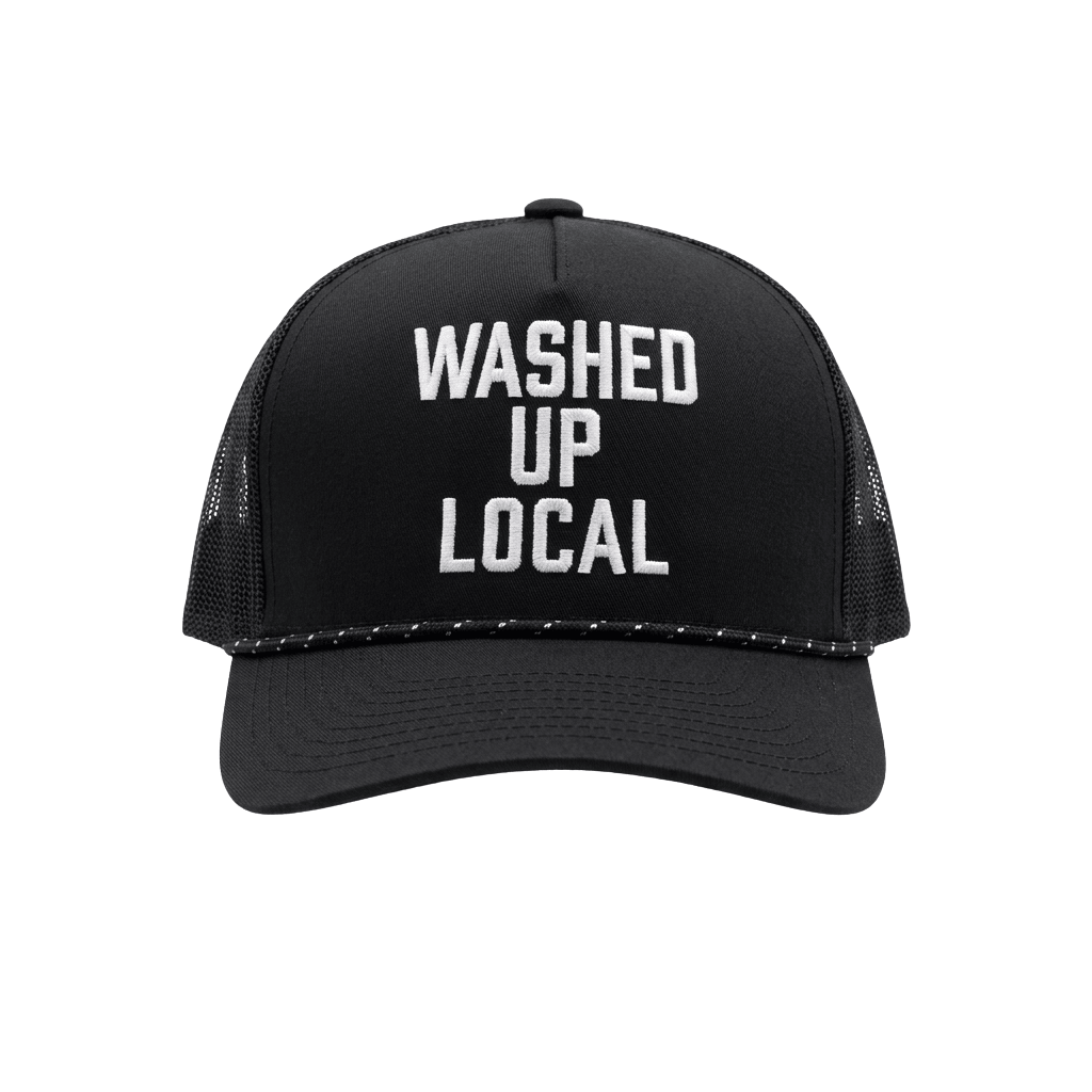 Washed Up Local Trucker Hat Embroidered 2026 Local Honor Merch Gift Ideas For Dad - Merchluma