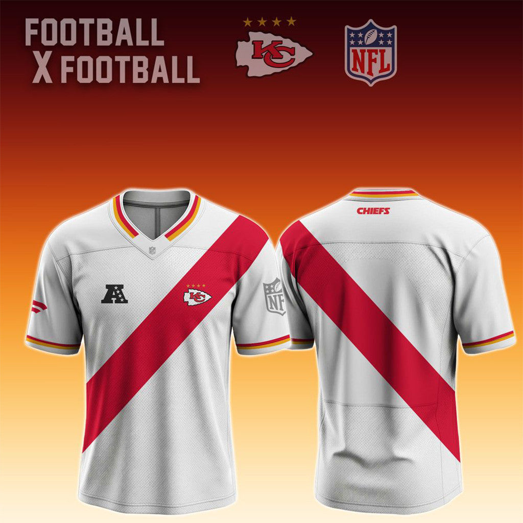 Kansas City Chiefs Football X Football 2026 Jersey KC Chiefs Merch Gift For Brothers - Merchluma