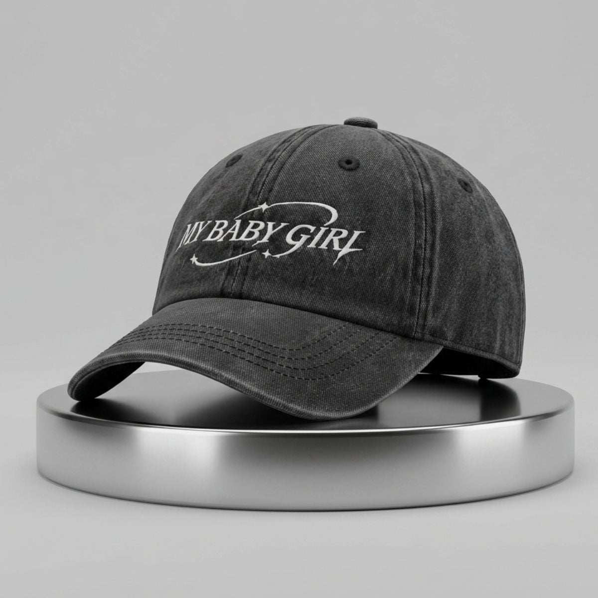 My Baby Girl Hat Embroidered Vintage Cap Gifts Ideas For Besties - Merchluma