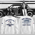 Grand National Tour X New England Patriots White Sweatshirt Kendrick Lamar SZA Merch Fan Gifts - Merchluma