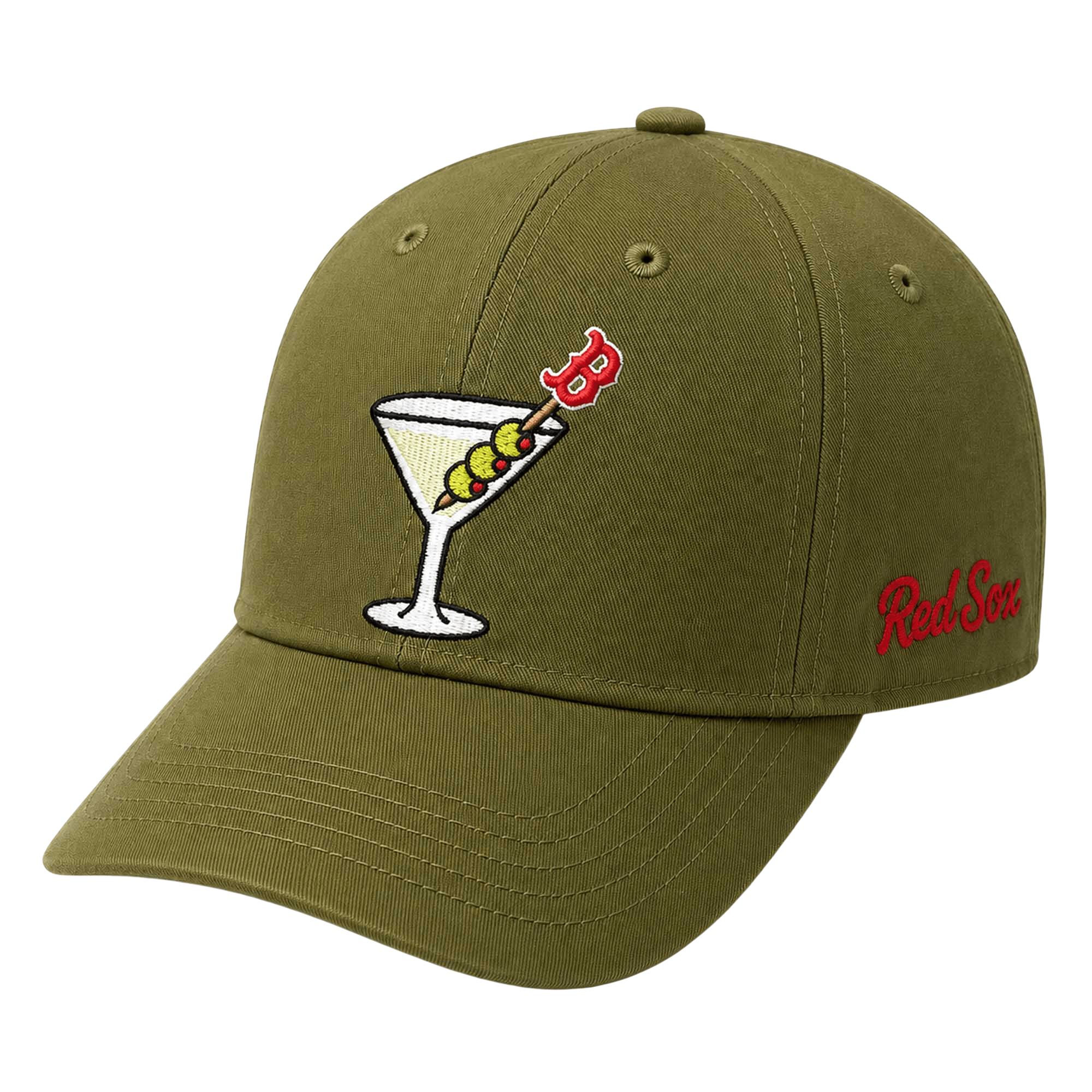 Red Sox 2026 Martini Espresso Hat Embroidered Boston Red Sox Merch Gifts Ideas For Dad - Merchluma
