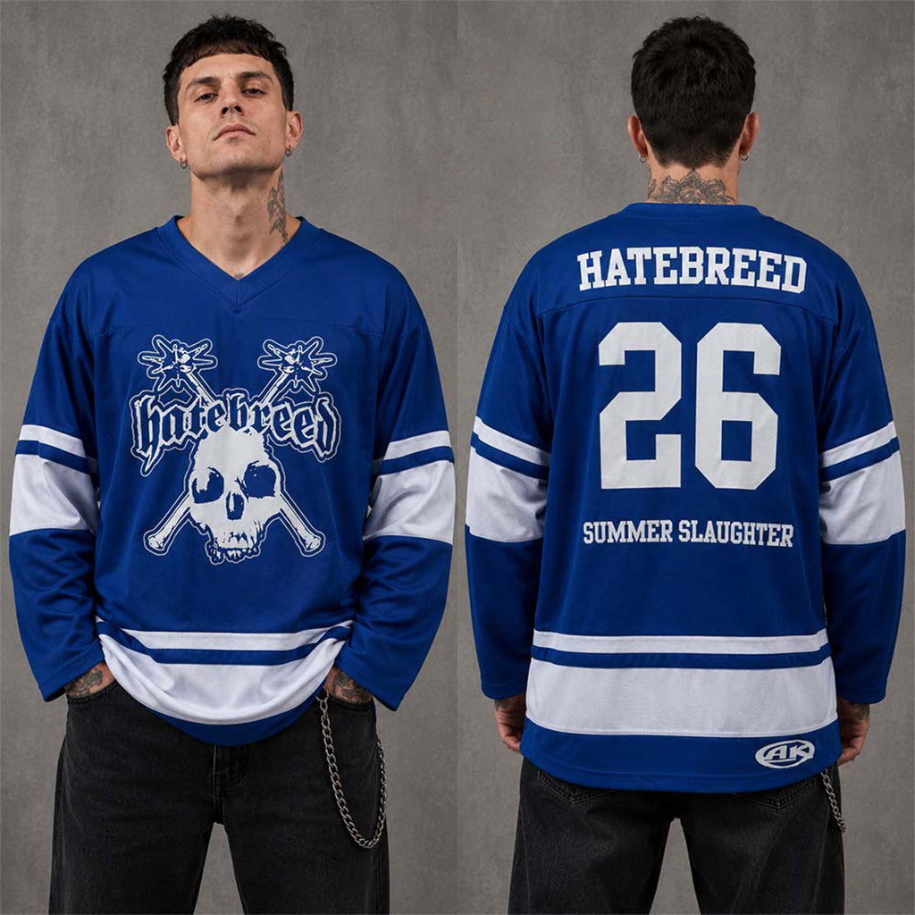 Hatebreed Toronto Canada 2026 Summer Slaughter Tour Hockey Jersey Hatebreed Merch Fan Gift - Merchluma