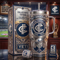 Carlton Blues 162nd Anniversary 2026 YETI Tumbler 1864 2026 Carlton Football Club Merch - Merchluma